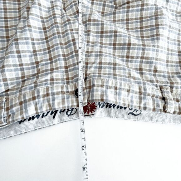 Tommy Bahama Mens Casual Shorts Plaid Brown Paradise Nation Size 38 - Picture 10 of 10